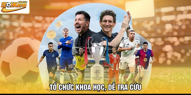 Tổ chức khoa học, dễ tra cứu